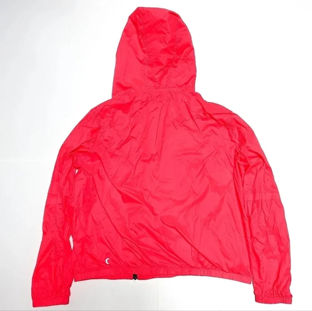Zyia Hot Pink Hoodie Light Windbreaker Size XXL